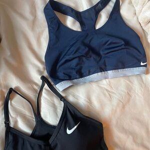 Nike Women's Sports Bra Set - Black and Navy